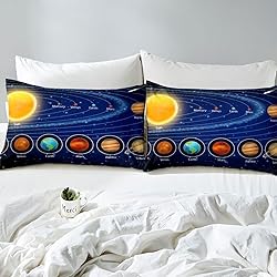 Solar System Comforter Set Full Galaxy Bedding Set