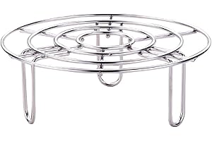 Steam Rack, Heavy Duty Steaming Rack Stand, Stainless Steel Round Steamer Cooling Rack Trivet, Pot Steamer Insert Food Stand,