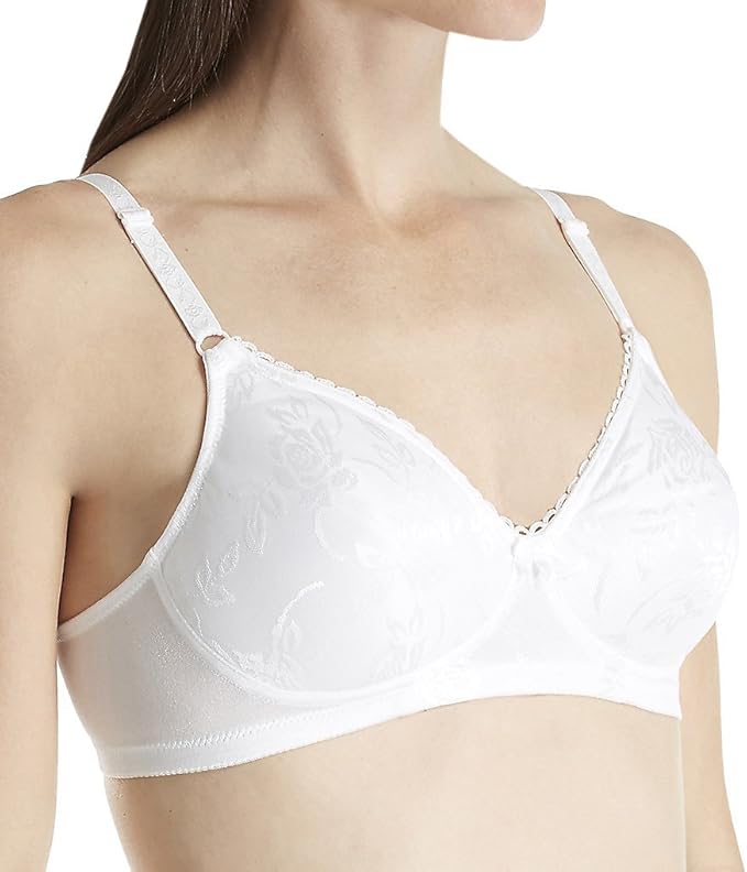 Bestform Women's Casual Essentials Lined Jacquard WireFree Bra 5006222