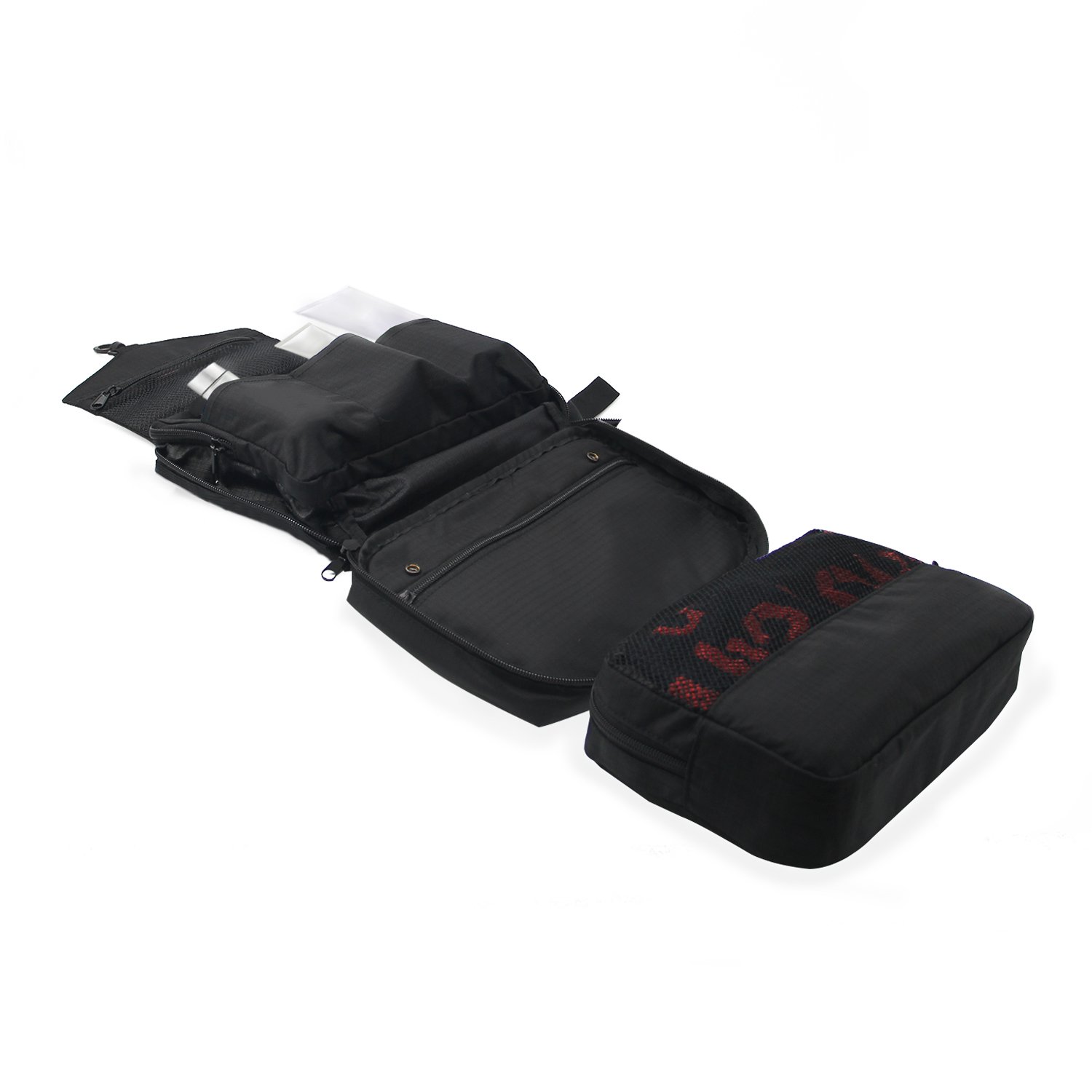 EyHome Portable Hanging Travel Toiletry Bag Organizer Storage for Men Women Cosmetic Makeup Bag Shaving Kit with Hanging Hook for vacation