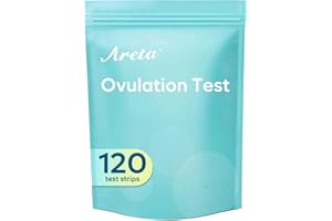 Areta 120 Ovulation Test Strips Kit: Accurate & Reliable for Women | Fast & Convenient Fertility Tracking | High Accuracy Ovulation Test Kit, Blue