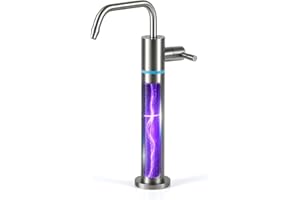 LCF LED UV͎ Ultrąviolët Filtered Water Faucet, Drinking Water Faucet, Reverse Osmosis(RO) Faucet for Kitchen Bar Sink, Reduces Up to 99.9% of Baçtёria, 304 Stainless Steel, Mercury-Free & Lead-Free