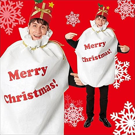 Amazon クリスマスコスチューム 男女兼用 袋マン コスプレ 仮装 通販