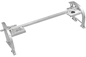 MUSHENG 20939829 Lower Radiator Core Support Skid Bar Plate For 2005-2013 Corvette C6 (Silver)