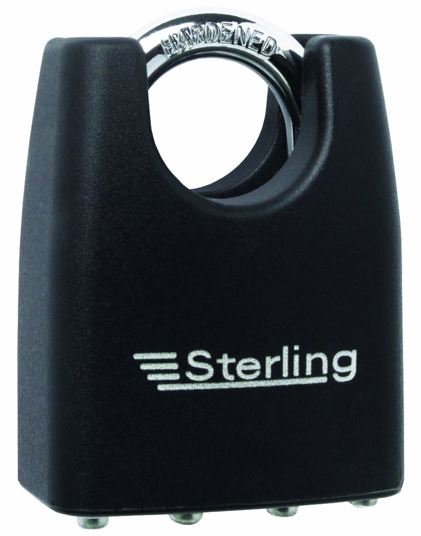 Sterling LPL142C 45mm Double Locking Laminated Padlock with Closed Shackle, Black — image 1