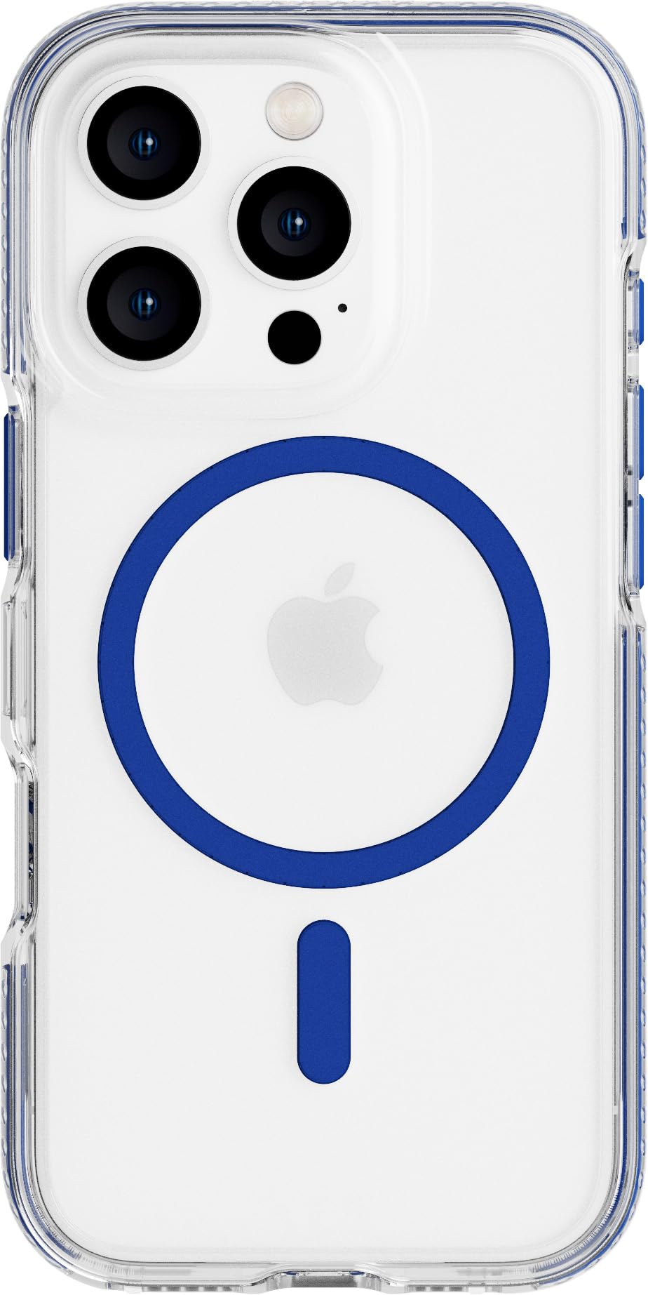 Tech21 EvoCrystal for iPhone 16 Pro Compatible with MagSafe - Impact Protection Case 15x Military Standard Tested - in Blue