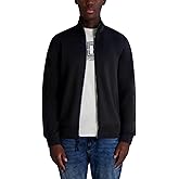 KARL LAGERFELD mens Long Sleeve Zip Front Lightweight Jacket