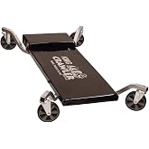 Traxion 1-200 King Crawler Rolling Automotive Mechanic Creeper W/All-Terrain 5" Casters,Black