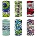 6pcs Headband Face Mask Head Wrap Bandana Headwear Sport Scarf Neck Gaiter Shield