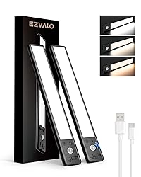 EZVALO Under Cabinet Lighting Wireless, 2 Pack