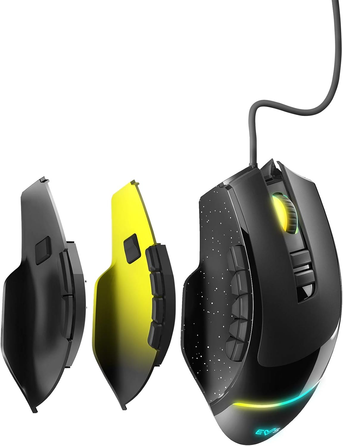 Energy Sistem Gaming Mouse ESG M5 Triforce (Mouse 10000 dpi, 8/10/15 Customisable Buttons, Adjustable Weight, RGB Light) - Image 3