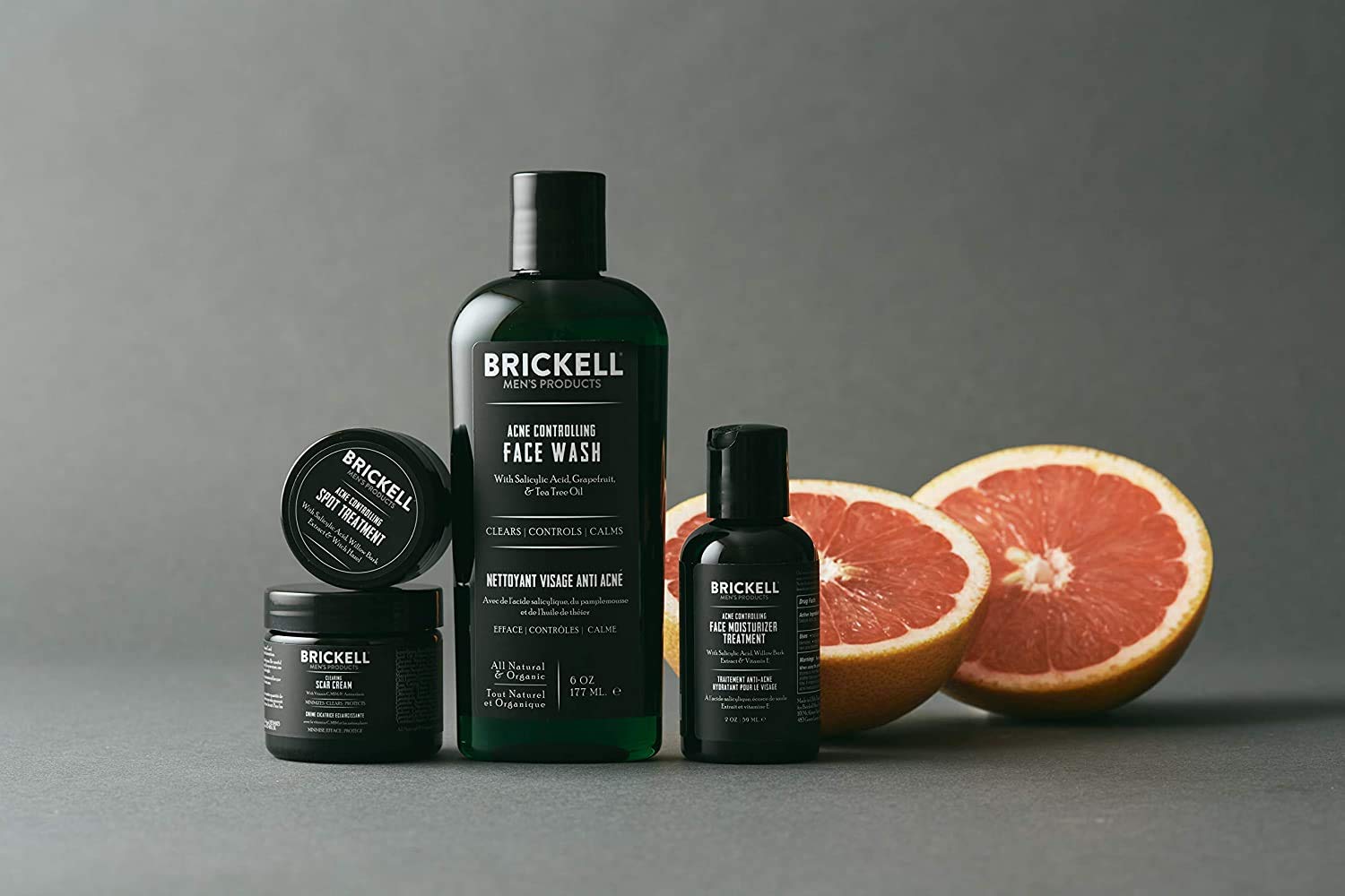 brickell acne controlling face wash