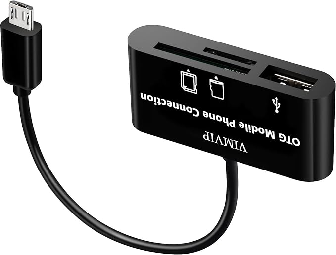 3 in 1 USB OTG Host Adapter SD Card Reader for Samsung Galaxy S4 S2 S3