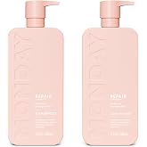 MONDAY HAIRCARE Repair Shampoo and Conditioner Set 798 ML for Dry to Damaged Hair, Made with Keratin, Coconut Oil, Shea Butter and Vitamin E