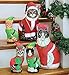 Fiddler's Elbow Santa Claus Cat Door Stop, Door Stopper, Interior