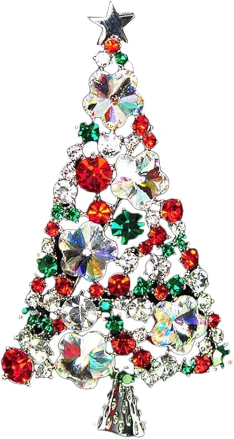 Immagini Eleganti Di Natale.Ogquaton Spille Eleganti Di Alta Qualita Per Albero Di Natale Sciarpa Spilla Con Risvolto Diamante Perla Stampata Gioielli Da Donna Per Ragazza Per La Decorazione Della Festa Nuziale Amazon It Amazon It