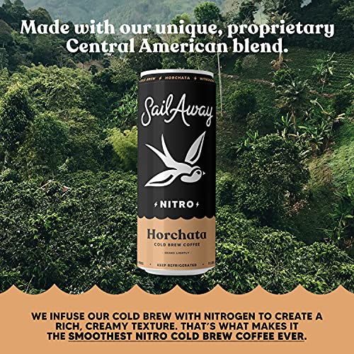 Sail Away Coffee Co. Nitro Cold Brew Coffee Sugar Free, Gluten Free