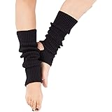 AWOCAN Ballet Leg warmers for girls Knitted Stirrup Leg Warmers for women Winter Extra Soft long leg warmers for Yoga Dance