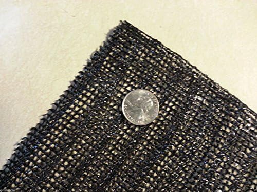 Green Vista Deluxe 12x25 Feet Multi Use Net/Netting 60% Black Shade Cloth and Visual Block for Patios, Gardens, Greenhouses, Ponds and More