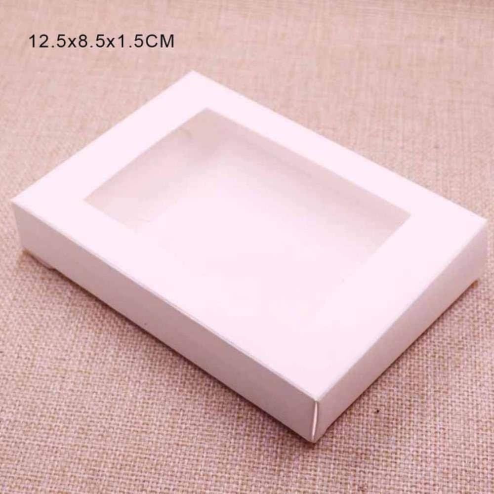 Napravi Rs Ustensiles A Patisserie Patisserie 12 5x8 5x1 5cm Aomerrt 10 Pcs Diy Paper Box With Window White Black Kraft Paper Gift Box Cake Packaging For Wedding Home Party Muffin Packaging Beige
