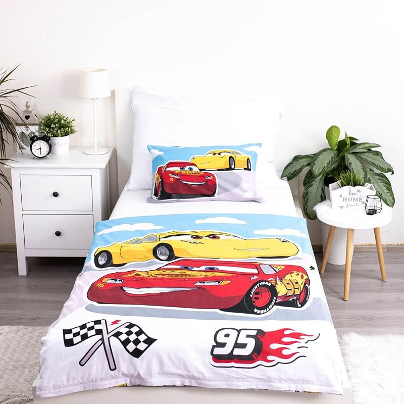 Cars McQueen Cruz Ramirez Babybettwäsche 100x135 + Kissenbezug Baumwolle — Foto 2 von 5
