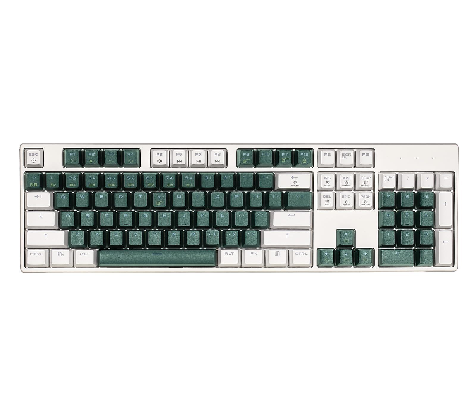 Hexgears GK15 Wired Mechanical Keyboard,104 Keys with Kailh Box Switch,Full Size Gaming Keyboard,Mixed Light,Hot Swap,WindowsMac OS and Android Compatible Super Deal for Chrismas Day