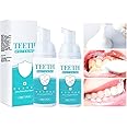 2PCs Teeth Whitening Mousse Foam Refreshing Breath Deep Cleaning Toothpaste,Fresh Breath,Ultra-fine Mousse Whitening Toothpaste Foam Oral Care,Toothpaste Mouthwash