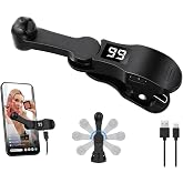 Aylthyo Auto Clicker for Smart Phone, Phone Screen Device Speed Clicker for iPhone iPad Apps, Fast Click Simulation Finger Continuous Click for Tiktok, Live Broadcasts Likes, Lightning Deal, Reward Task, Plug and Play(Black)