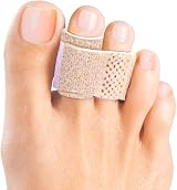 Welnove 6Pcs Hammer Toe Straightener Cushioned Toe Wraps