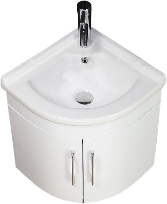 Lavabo mueble de baño armario de esquina – soporte de pared para colgar