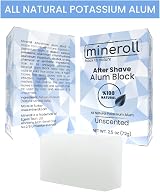 MINEROLL After Shave Alum Block Potassium Alum Natural Unscented 2.5 oz Men view 2