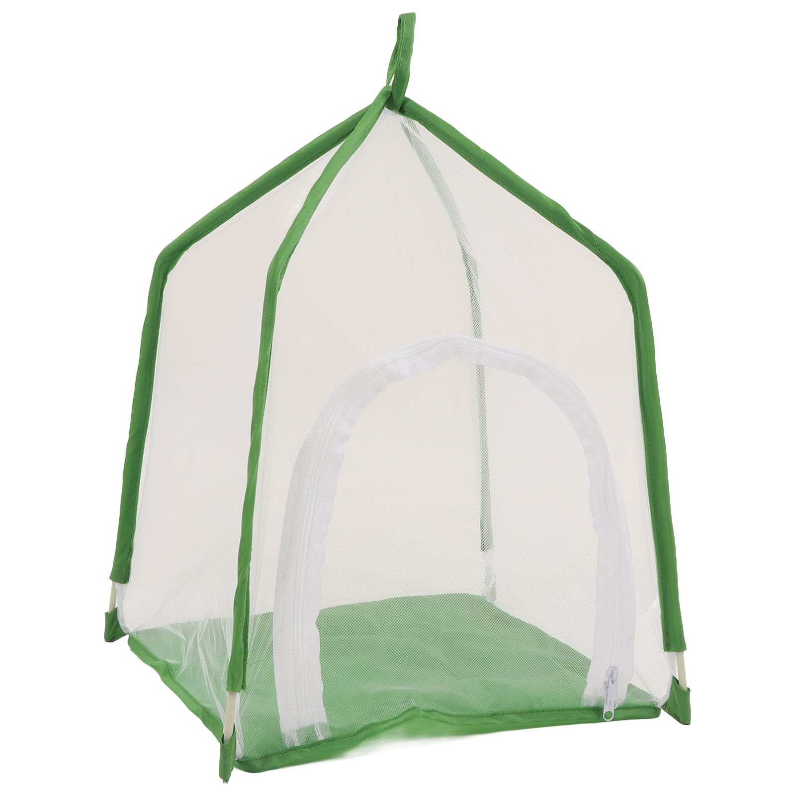 Butterfly Habitat, Folding Monarch Butterfly Enclosure Clear Insect Cage Terrarium with Handle, 11.8 x 11.4 x 16.1in