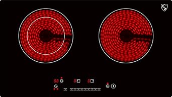 K&H® Doppel Glaskeramikkochfeld HC-N-3402