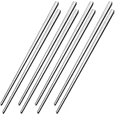 Studio Nova 18/10 Stainless Steel Chopsticks Set of 4 Pairs | Hollow Handle Design Provides Comfortable Grip &amp; Better Control - Dishwasher Safe for Sushi, Ramen &amp; Noodle Dishes