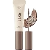 Laka Pixi Eyebrow Mascara 8g/0.28oz., Eyebrow Gel to Fix and Shape Brows, Clump-Free, Brow Fixer with Slim Precision Brush, Vegan, K-Beautyβ (01 Peanut Brown)