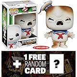 Ghostbusters Toasted Stay Puft Marshmallow Man: ~6" Deluxe Funko POP! Movies x Super-Sized Vinyl Figure + 1 Free Classic Sci-fi &amp; Horror Movies Trading Card Bundle [43827]