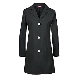 TAILOR'S Women's Lab Coat Black