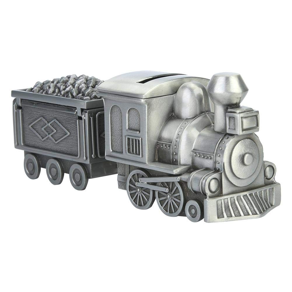 Photo 1 of Money Saving Box Saving Bank 18.5x9x5.5cm Money Saving Bank Alloy Retro Train Model Saving Box Saving Train Saving Money Box for Table Decoration
