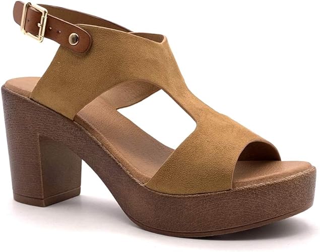 retro platform heels