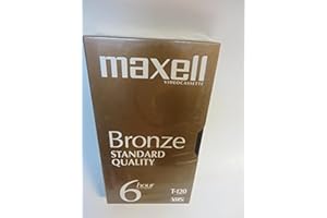 Maxell Bronze Standard Quality 6 Hour in Ep Mode T-120