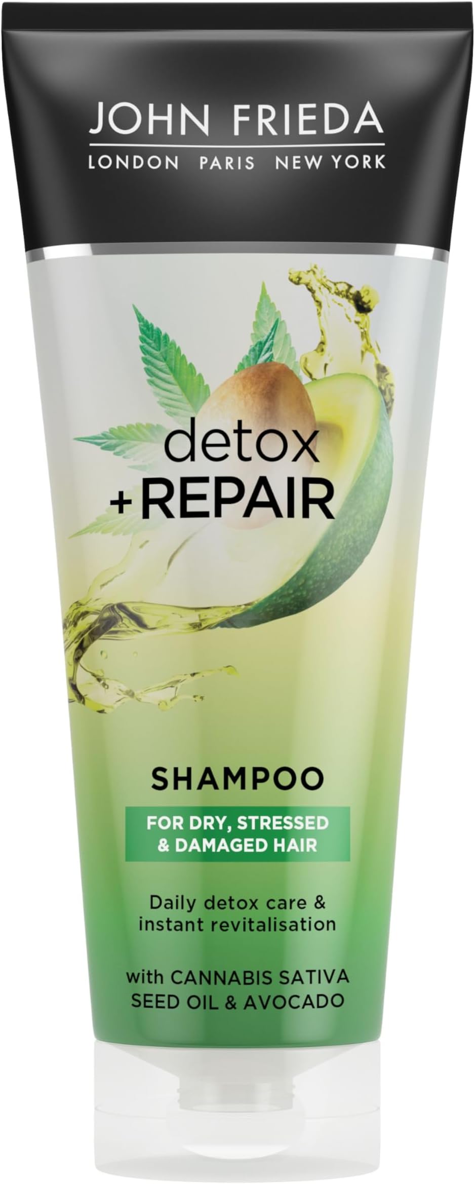 John Frieda Detox & Repair Shampoo 250 ml Hydrating Smoothing Hair Care