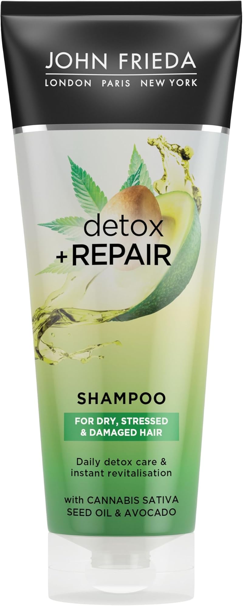 John Frieda Detox & Repair Shampoo 250 ml Hydrating Smoothing Hair Care