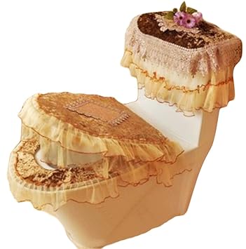 Black Temptation Edles Badezimmer WC Mat Schöne WC Mat-06(Set von DREI)