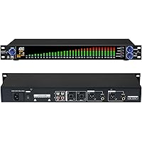 MIZISNR Digital Equalizer for Home Stereo Audio System, Professional 31 Band Dual Channel Graphic Equalizer Music EQ with PC
