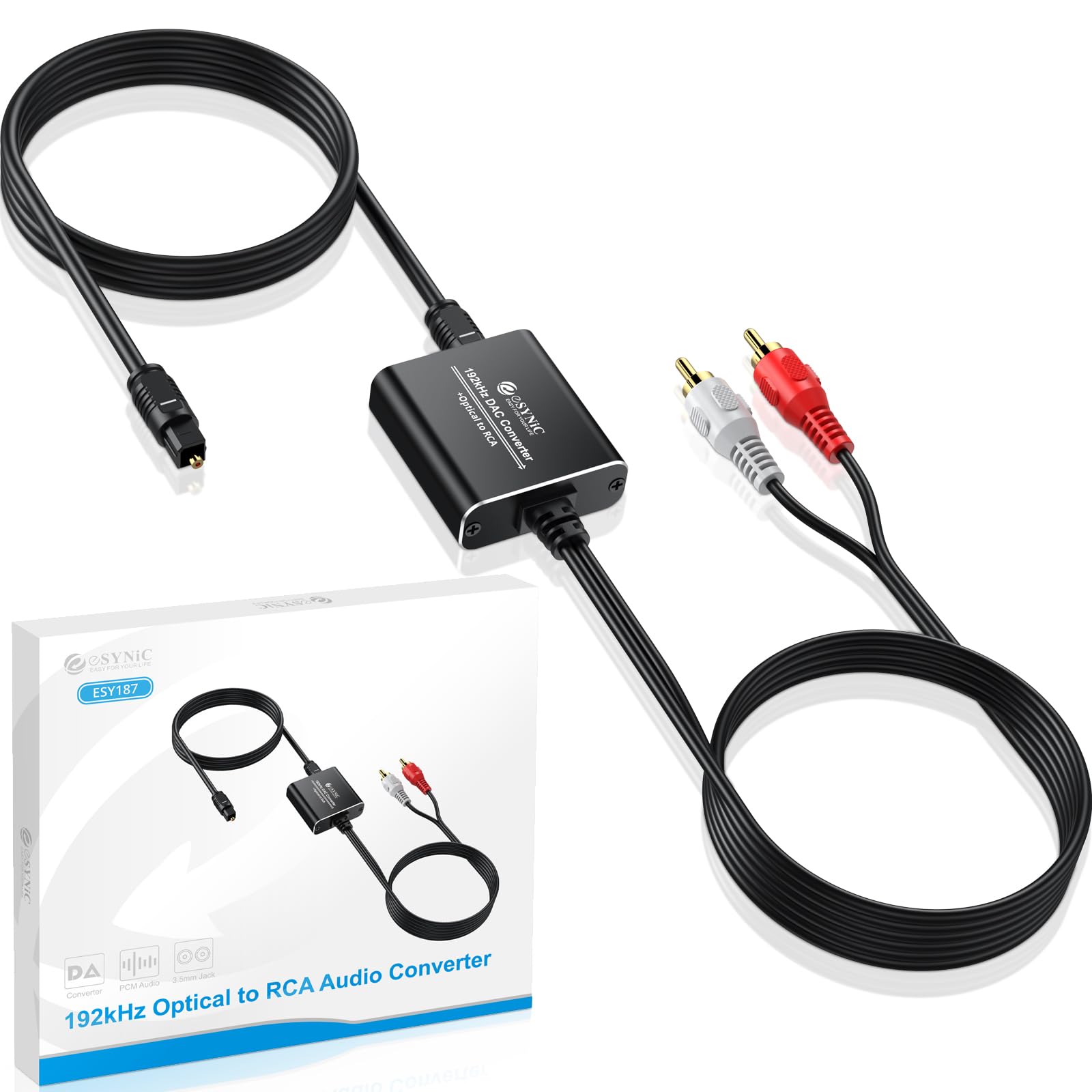 Cable óptico Convertidor Rca A Optical Adaptador Hdmi Convertidor