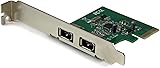 StarTech.com 2 Port 1394a PCI Express FireWire Card - PCIe FireWire Adapter - 1394a FireWire PCI Express - Dual Port PCIe 400 Card