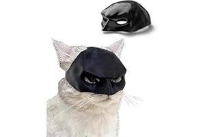 VNEXFU Cat Bat Mask Cosplay Hat - Funny Cat Halloween Costumes Funny Pet Decoration for Halloween Christmas Easter Festival Party bat mask for Cats, Cosplay Black CatBat Mask, Small