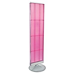 Azar Displays 700440-PNK, Two-Sided PEGBOARD Floor
