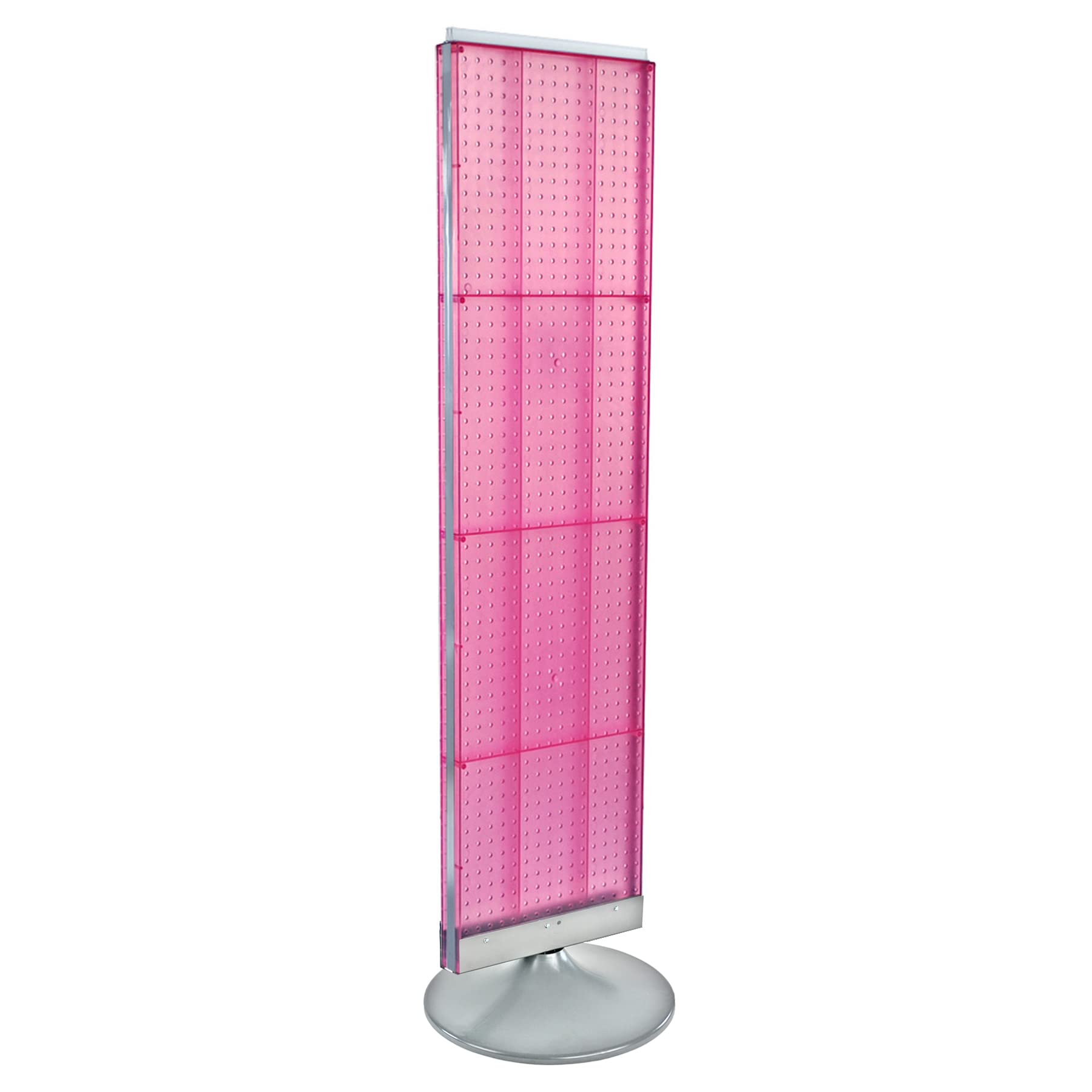 Azar Displays 700440-PNK, Two-Sided PEGBOARD Floor