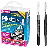 Piksters Interdental Brush Periodontal L 40 Pack Black Size 7
